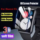 Водонепроницаемая Защитная пленка для Huawei Watch Fit, мягкая Гидрогелевая защитная пленка из ТПУ для умных часов, аксессуары для Huawei Fit