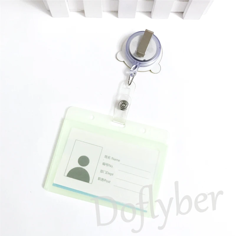 

Retractable Smiling Face Badge Reel Nurse Doctor Student Exihibiton ID Name Card Badge Holder Belt Clip Office Supplies