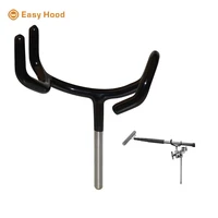 boompole holder 3 12 shaft hands free coated boom pole holder fits on c stands mic stands fixed postion stainless steel made