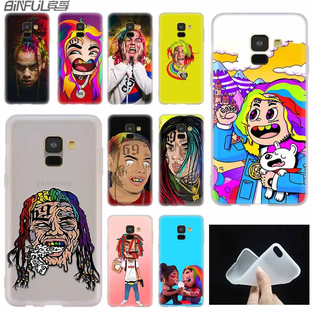 Чехол Tekashi69 6ix9ine 69 Rap singer силиконовый чехол для Samsung A50 A70 A80 A30 A40 A90 A6 A8 A9 A7 A5 A3 Plus 2018 2017