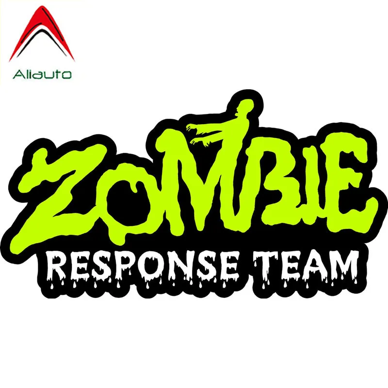 Забавная Автомобильная наклейка Aliauto модная Команда Зомби ответа