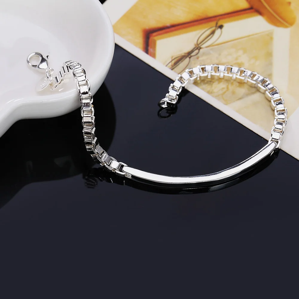 Браслет-цепочка из серебра 925 пробы 4 мм | Украшения и аксессуары