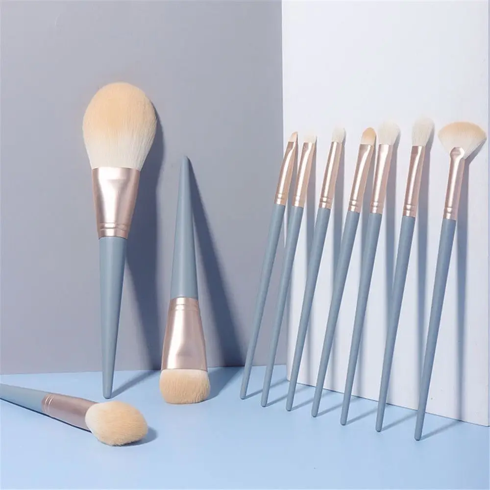 

10Pcs New Eyelash Brushes Powder Soft Eyebrow Lip Makeup Brushes Set Eyeshadow Make Up Tools