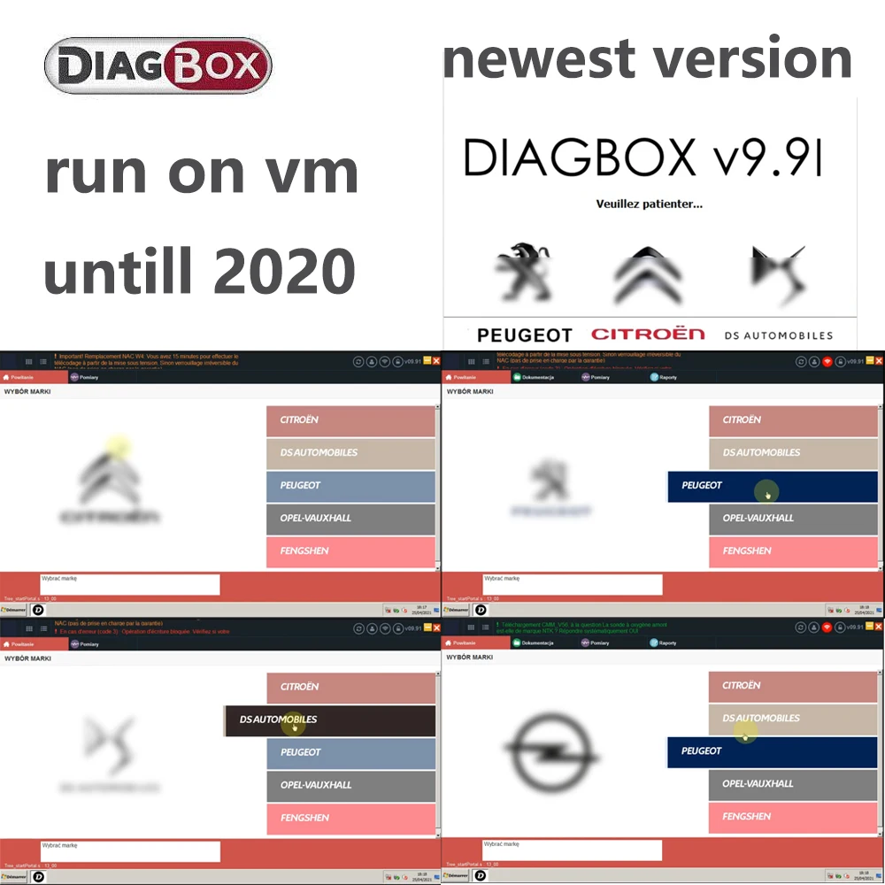 Новинка диагностический инструмент Diagbox V9.91 V9.68 для Lexia3 91 PP2000 | Автомобили и