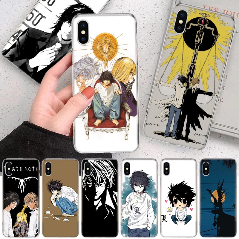 

Anime Manga Death Note Ryuk Soft Phone Case For IPhone 11 12 13 Pro MAX XR X XS Mini Apple 8 7 Plus 6 6S SE 5S Fundas Coque Capa