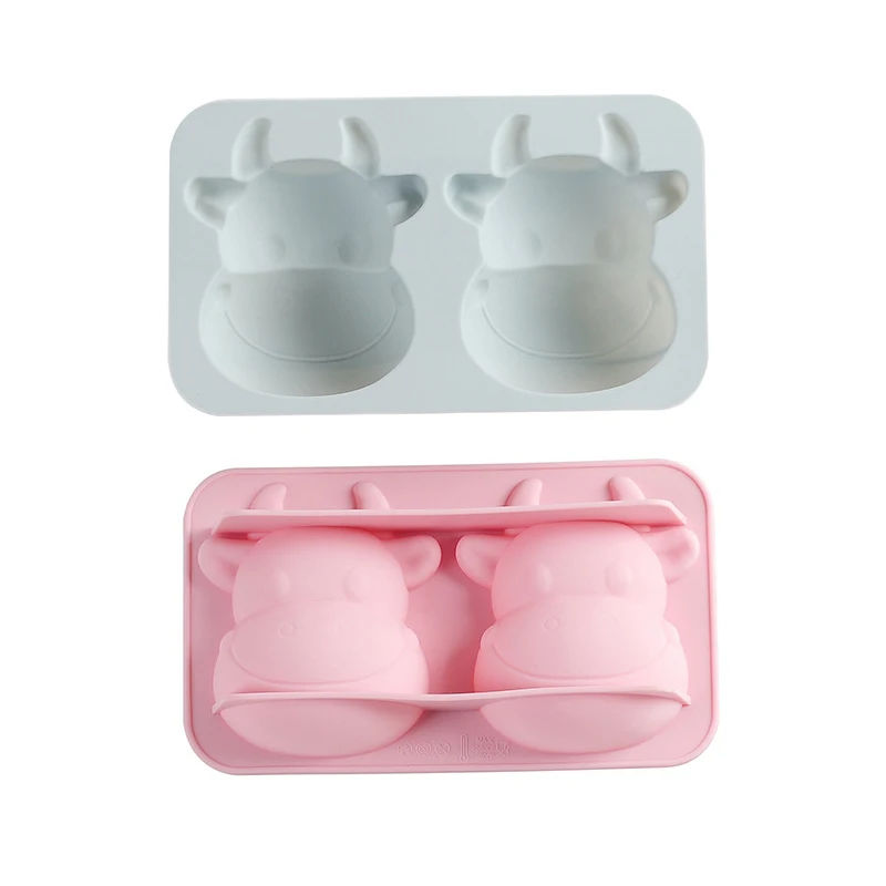 Мультяшная силиконовая формочка в виде животного шоколадная форма инструмент