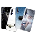 Хоккей спортивный модный силиконовый чехол для Honor 20 30 20S 20E 30i 30С отсчетом V20 V30 Lite Pro Plus 5G Прозрачный чехол для мобильного телефона чехол