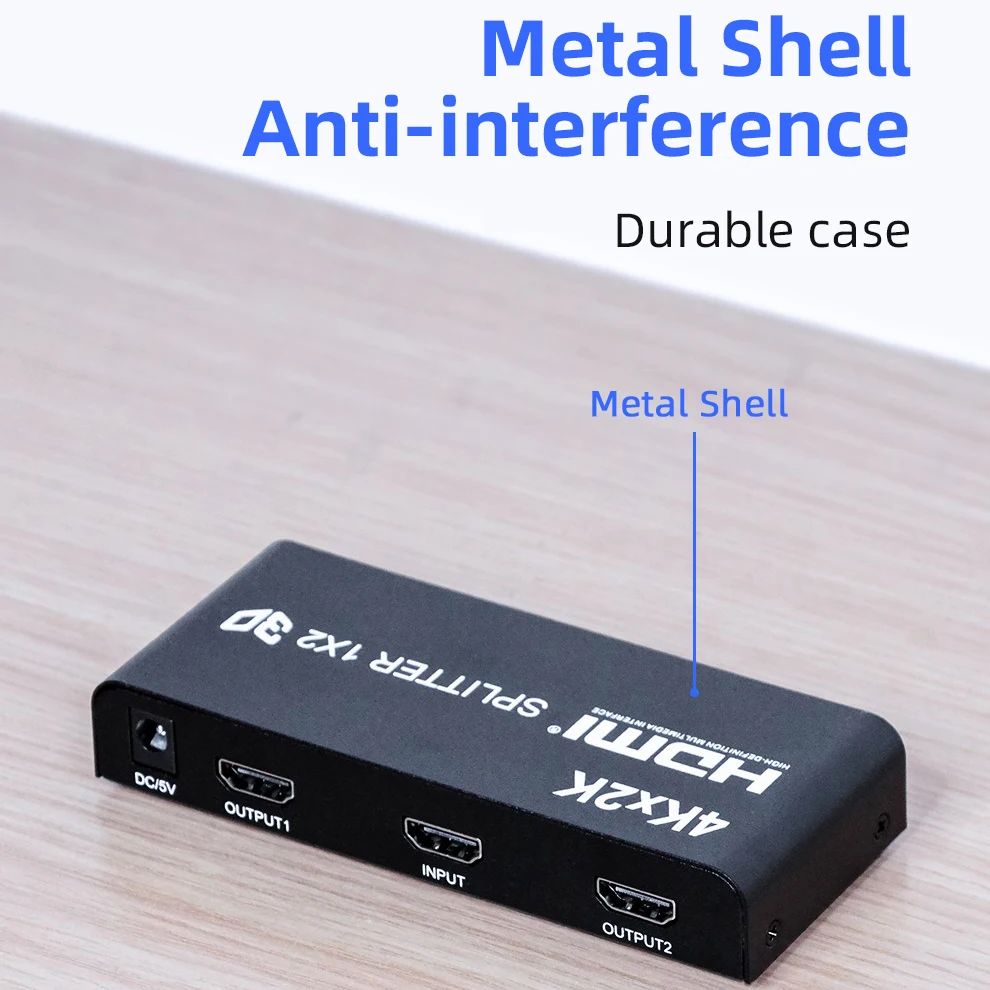 Unnlink сплиттер HDMI совместимый переключатель 1x2 UHD 4K FHD 1080P 60 Гц 3D 1 вход 2 выхода