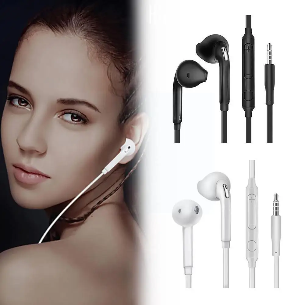 

Earphones Headsets With Built-in Microphone 3.5mm In-ear Wired Earphones Headset Headphones For S6/s7 Edge A3m9