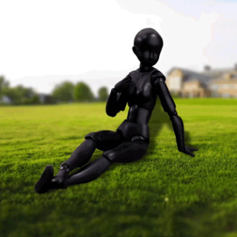 SHF BODY KUN/BODY CHAN body chan kun серый цвет Ver. Черная ПВХ фигурка Коллекционная модель