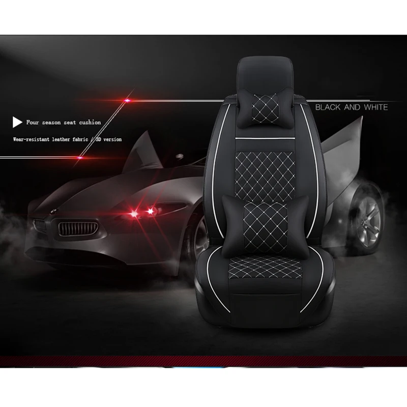 

WLMWL Leather Car Seat Cover for Chrysler all medels 300c 300 300m aspen cirrus daytona car accessories Car-Styling