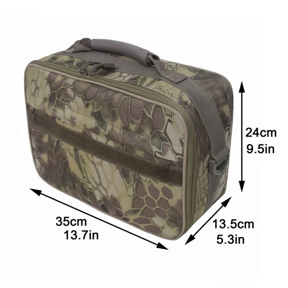 

1PC Fishing Reel Bag Outdoor Tackle Padded Pouch Multifunction Equipment Bag Fishing Boxes Plier Lure Tool Storage