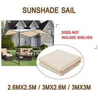 3x32 6m 300d canvas waterproof tent canopy sun shelter cloth outdoor tent top roof cover garden patio awning supplies tool