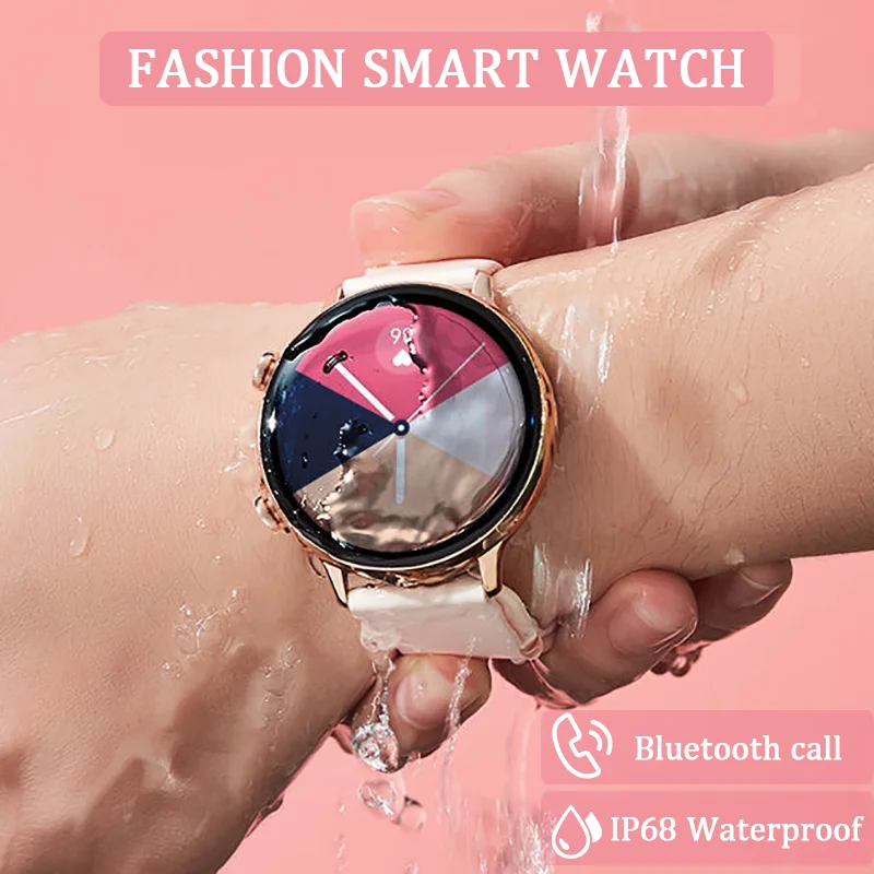 

2021 Fashion ECG Smart Watch Women IP68 Waterproof Heart Rate Monitor Men Bluetooth Call Smartwatch For Samsung Galaxy Active 2