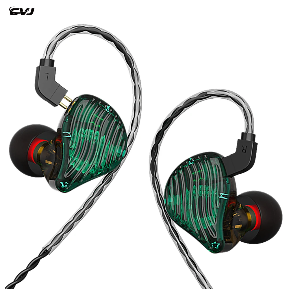 

CVJ CSE 1BA 1DD Hybrid Driver HIFI Monitor Earphones Sports Running In-Ear Earplugs Interchangeable Cable ZSTX ZSN PRO X STM EDX