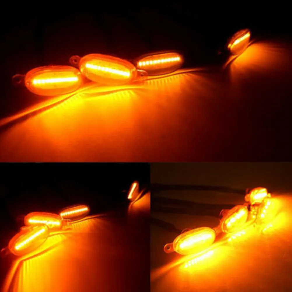 

Smoke Light Wiring Harness Replacement 12LED 4pcs ABS Plastic Accessories