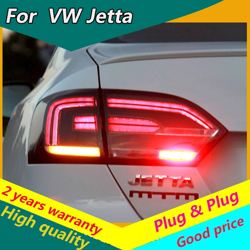 

KOWELL Car Styling for VW Jetta MK6 2012 Tail Lights North America Design Jetta LED Tail Light Rear Lamp DRL+Brake+Park+Signal
