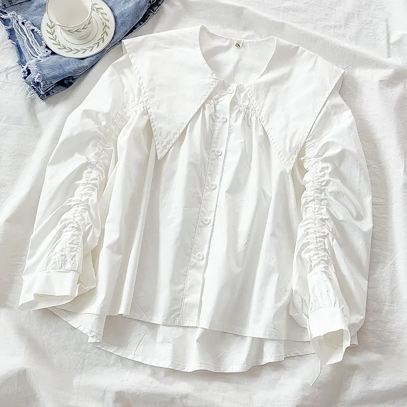 Дизайн основная рубашка 2021 Новый стиль раннюю осень Женская мода для девочек
