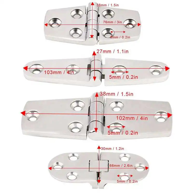 

Cabin Door Hatch Marine Boat Bracket Hinge Cabin Stamp Bracket Stainless Steel Boat Cabin Hatch Door Hinge Replacement