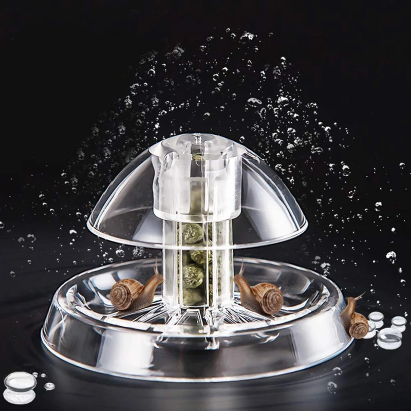 

White Clear Snail Trap Catcher Plants Planarian Pest Plastic Catch Tool Plant Tank Box Aquarium Environment Clean Supplies