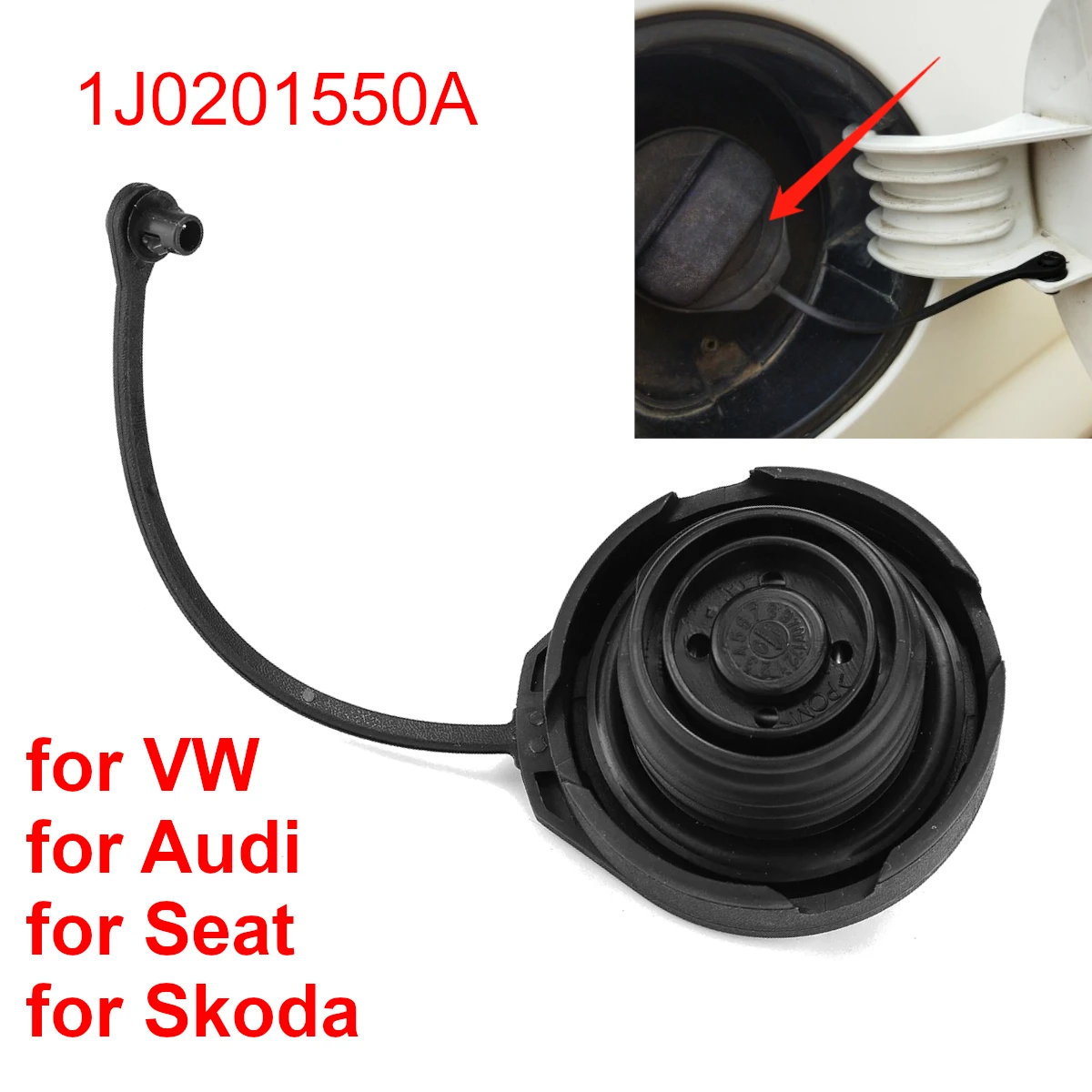 

Крышка топливного бака для VW Golf Jetta Passat POLO Audi A3 A4 A6 A6L A8 Skoda Octavia Leon Seat 1J0201550A