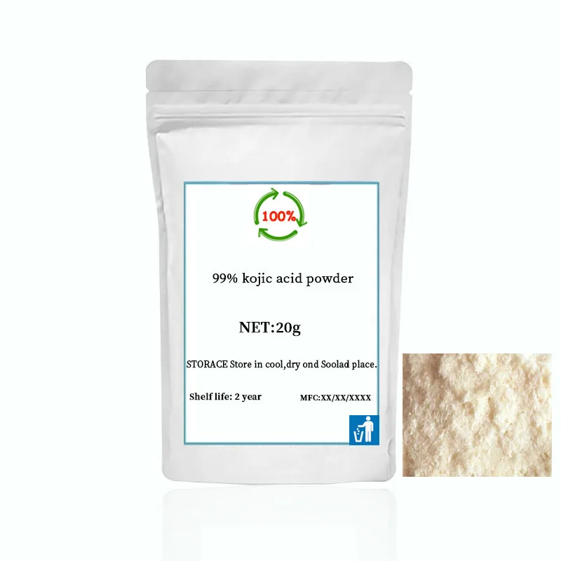 Порошок койевой кислоты для отбеливания и освещения косметика может лечить