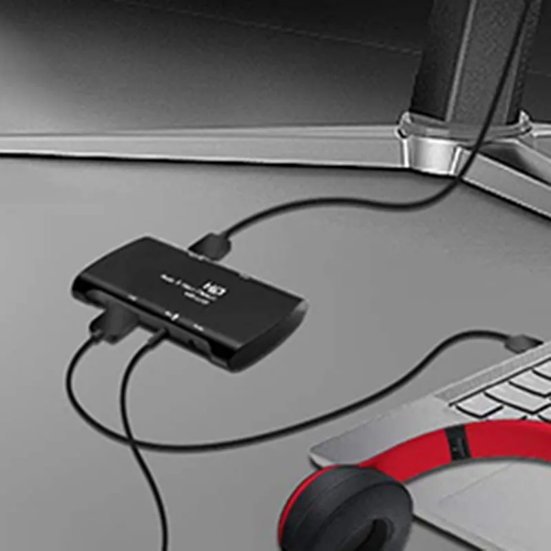 

Video Capture Card 4K 1080P USB3.0 Video Capture Device with USB Cable and Audio Cable for Facebook Twitch for PS4