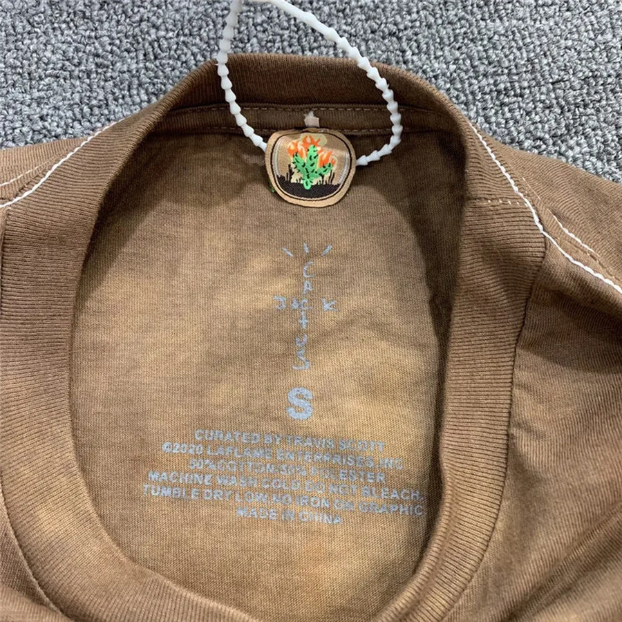 

Tie dyed Travis Scott Cactus Jack CPFM Grail Tee Men Women Casual t-shirts Clothing