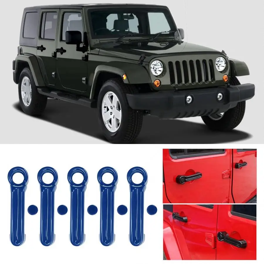 Накладка из АБС-пластика Наружная ручка двери автомобиля 10 шт. подходит для