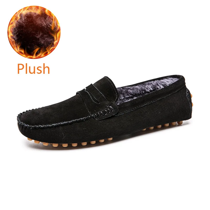 syxy-778-2-black Лоферы, мужская обувь, замшевые лоферы без шнуровки, обувь для вождения автомобиля, мужские мокасины, повседневная мужская обувь на плоской подошве большого размера плюс 38-47, синий цвет - Цвет: syxy-778-2-black