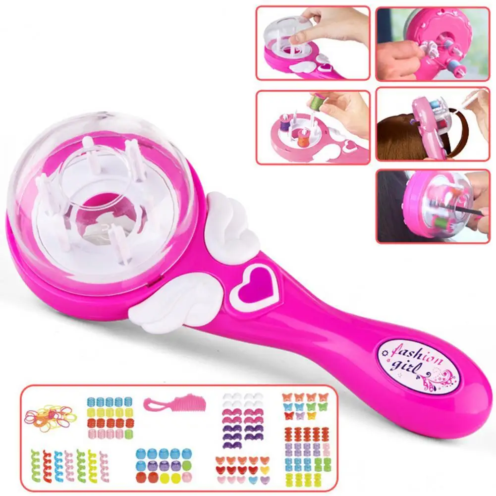 

Children Girls Electric Portable Hairstyle Braider Device Hair Styling Tool Toy
