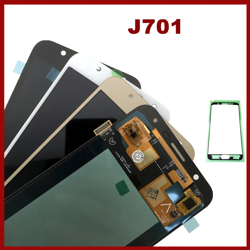 J701 LCD запасные части для Samsung Galaxy J7 Neo J701F J701M Super AMOLED дисплей кодирующий