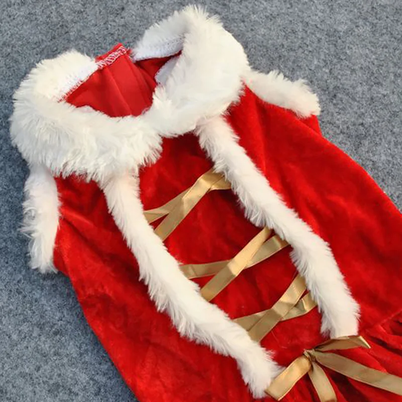 Зимняя Рождественская Одежда для собак толстовки щенков кошек одежда макияжа