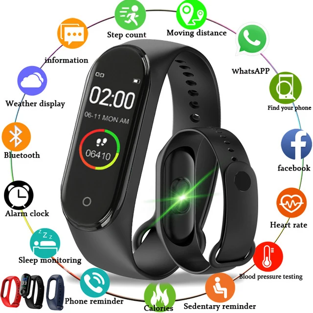 

2021 Smart Watch Bluetooth Men Women's Smartwatch Blood Pressure Heart Rate Monitor Fitness Bracelet For iPhone Xiaomi Android