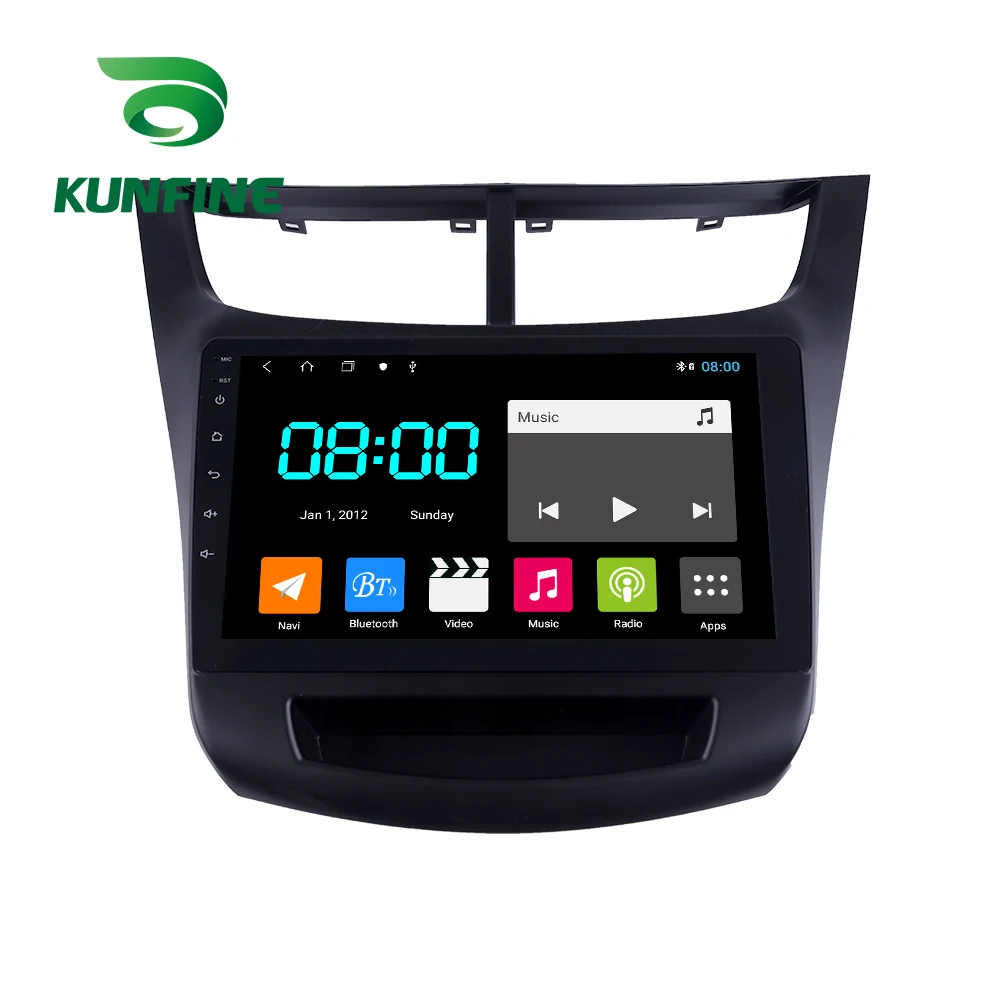 Octa Core 1024*600 Android 10 0 автомобильный DVD GPS навигатор плеер Deckless стерео для Chevrolet SAIL 2015
