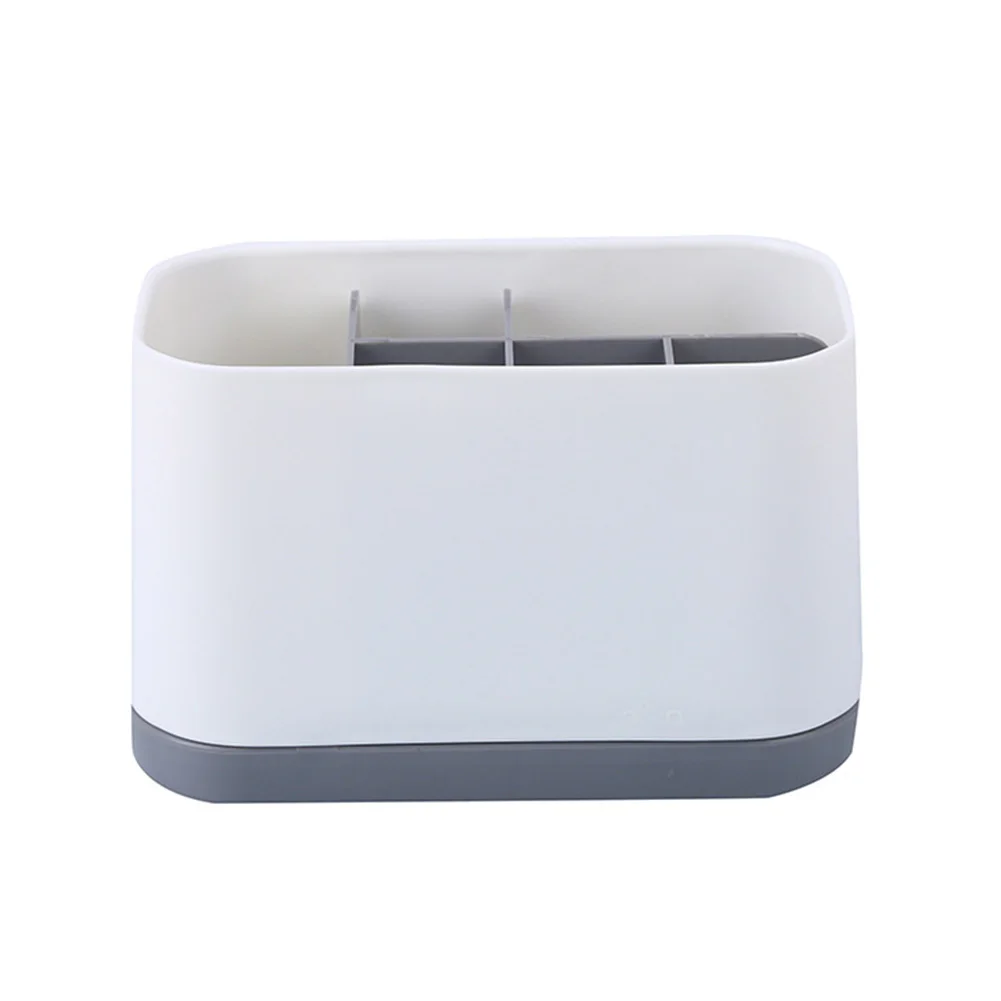 

Detachable Toothpaste Storage Easy Clean Multi Slot Modern Toothbrush Holder Multifunctional PP Plastic Bathroom Accessories