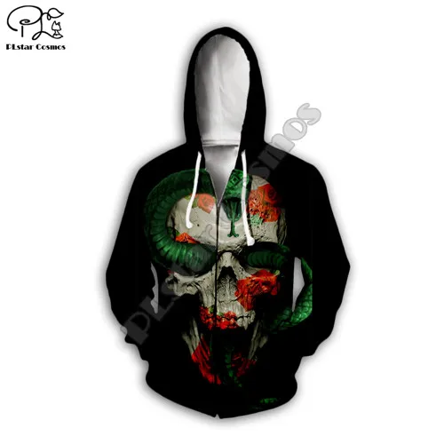 zip hoodie Новые мужские и женские толстовки на молнии с 3D принтом животных, фриков, змей, Триппи Харадзюку, толстовка, Модный пуловер с капюшоном, большие размеры, верхняя одежда - Цвет: zip hoodie