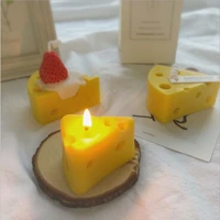 cheese shape silicone candle mold scented mousse cake moulds soap mold chocolate fondant pastry baking decorating tools