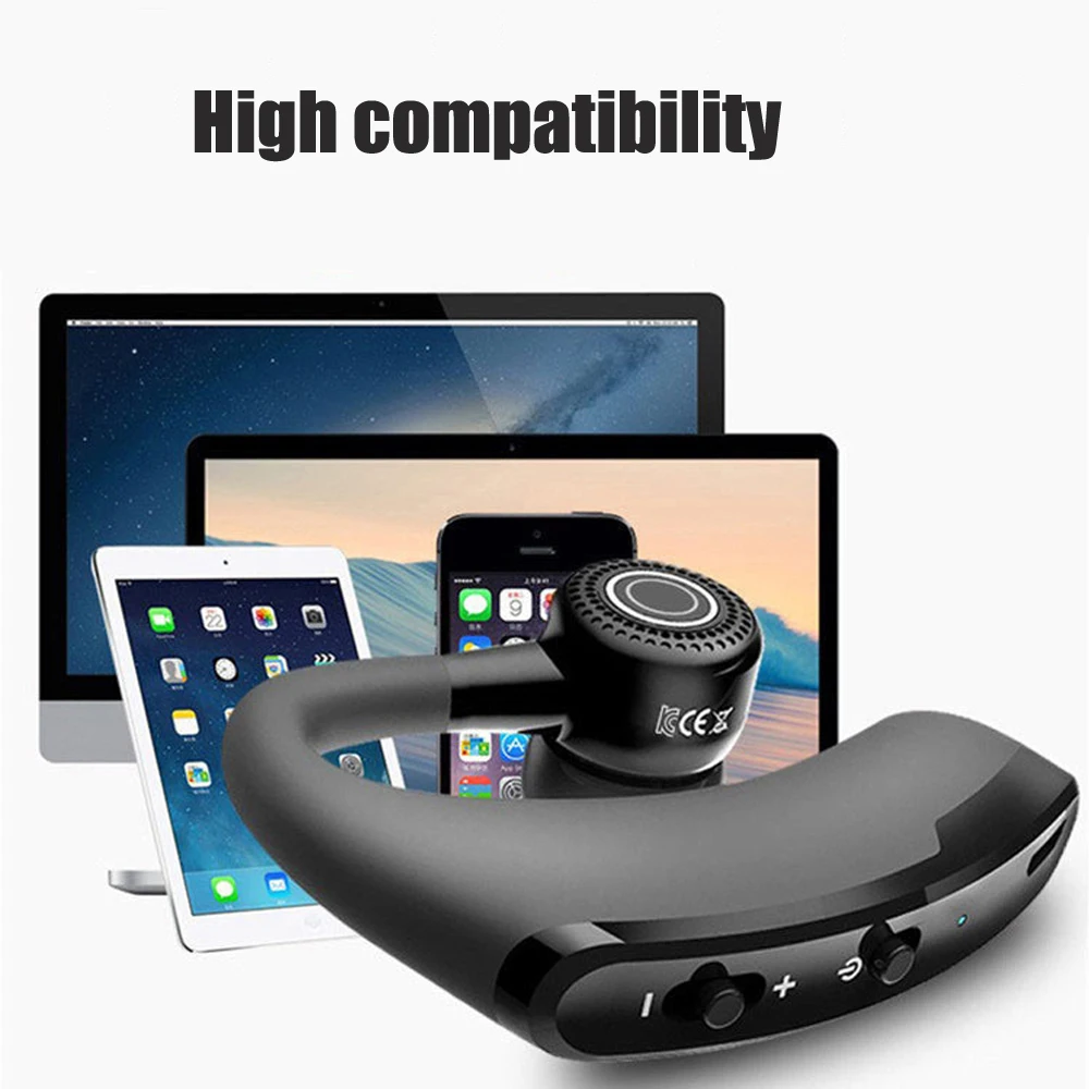 50 шт. в партии V9 беспроводные bluetooth наушники Автомобильная гарнитура бизнес с