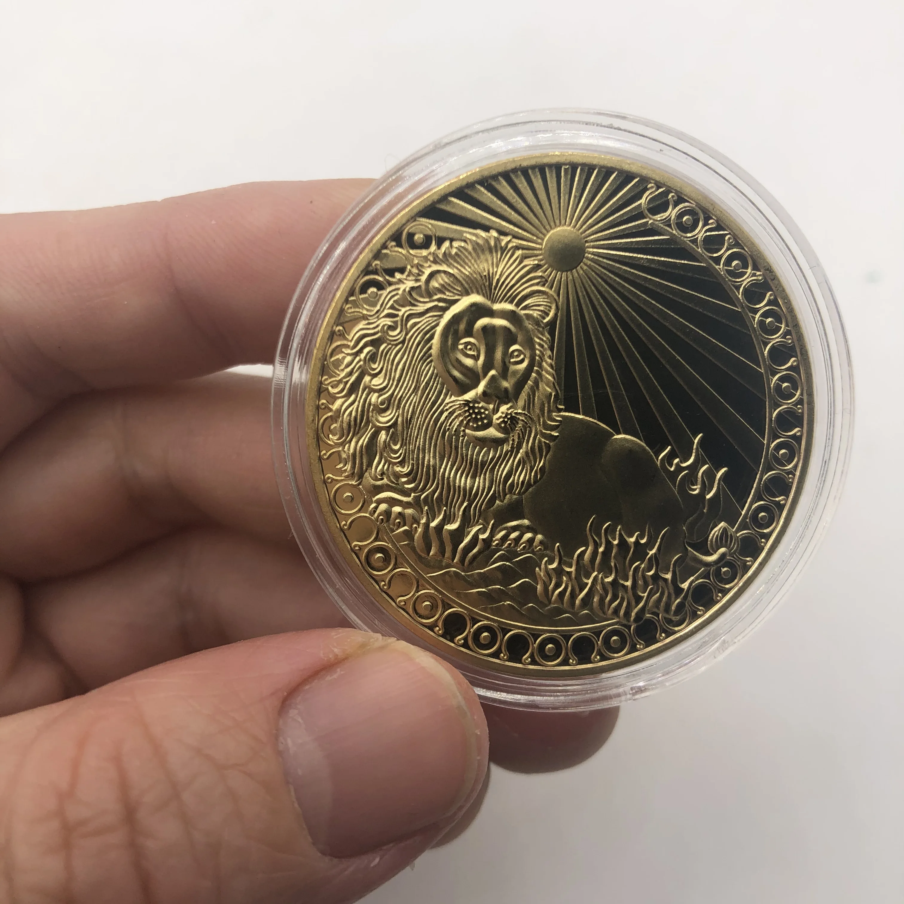 KL Twelve созвездия зодиака позолоченные Коллекционные монеты оригинальные набор