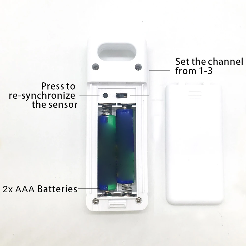 

Temperature Humidity Monitor Indoor Outdoor Thermometer Humidity Digital Thermometer Hygrometer with Wireless Sensors