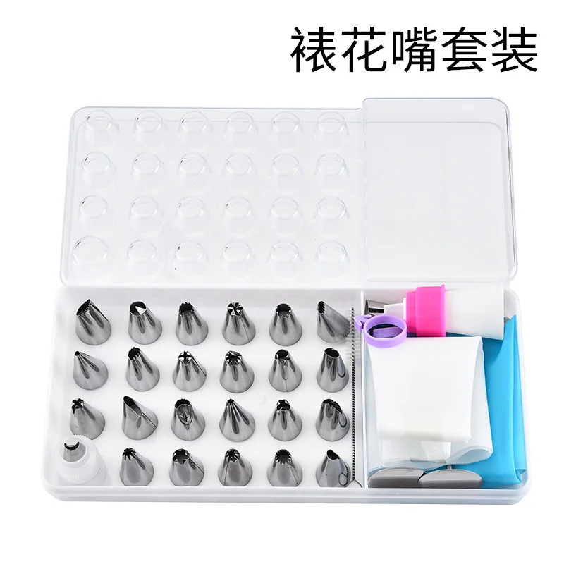 Корейские украшения печенья из нержавеющей стали крем для рта устройство