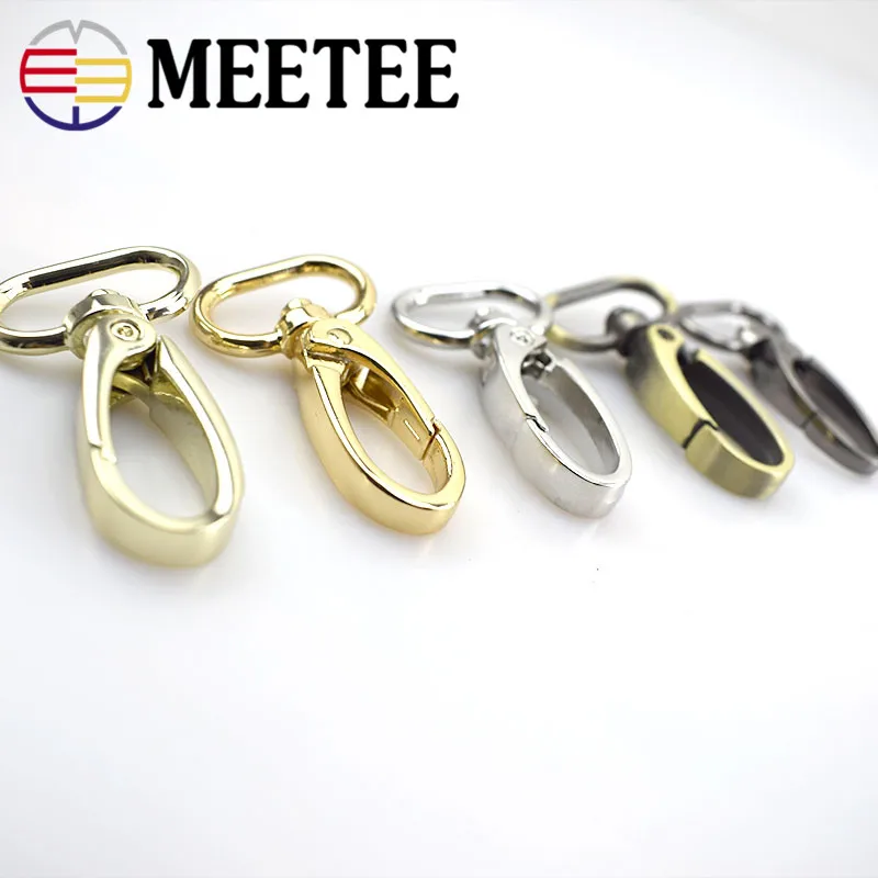 Meetee металлические сумки 19 мм с металлической пряжкой аксессуары для багажа