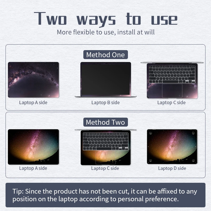 diy starry sky cover laptop skins stickers notebook pvc skin 11 613 31415 617 3 decorate decal for macbook lenovoacerhp free global shipping