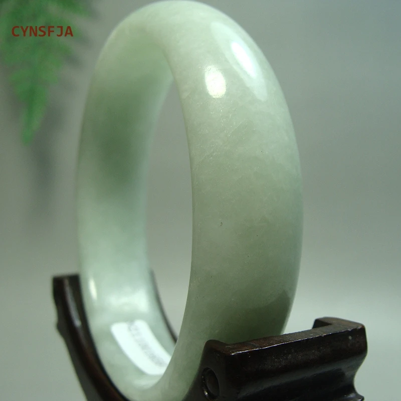 

CYNSFJA Новый настоящий Сертифицированный натуральный китайский Гуйчжоу карбонат нефрит женские браслеты светильник-зеленый высококачестве...