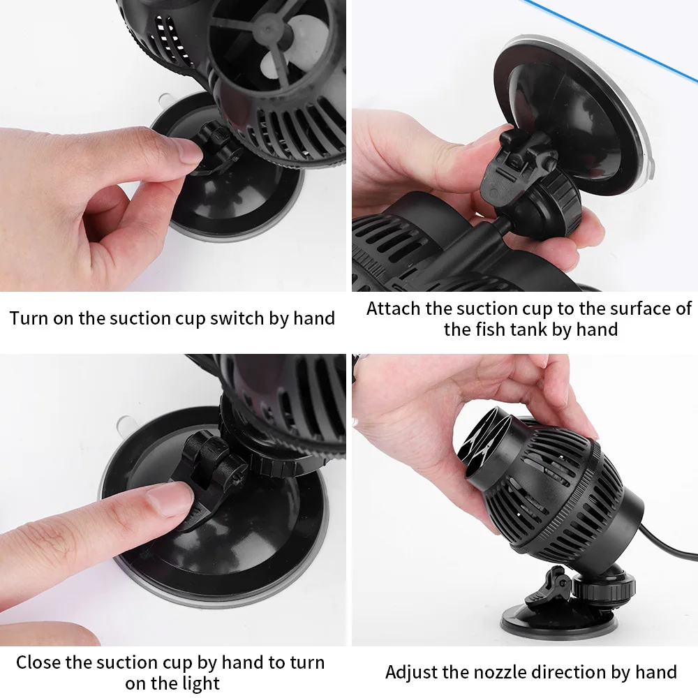 220V волны чайник водяной насос для аквариума кислородом воды циркуляционный 6/12/24