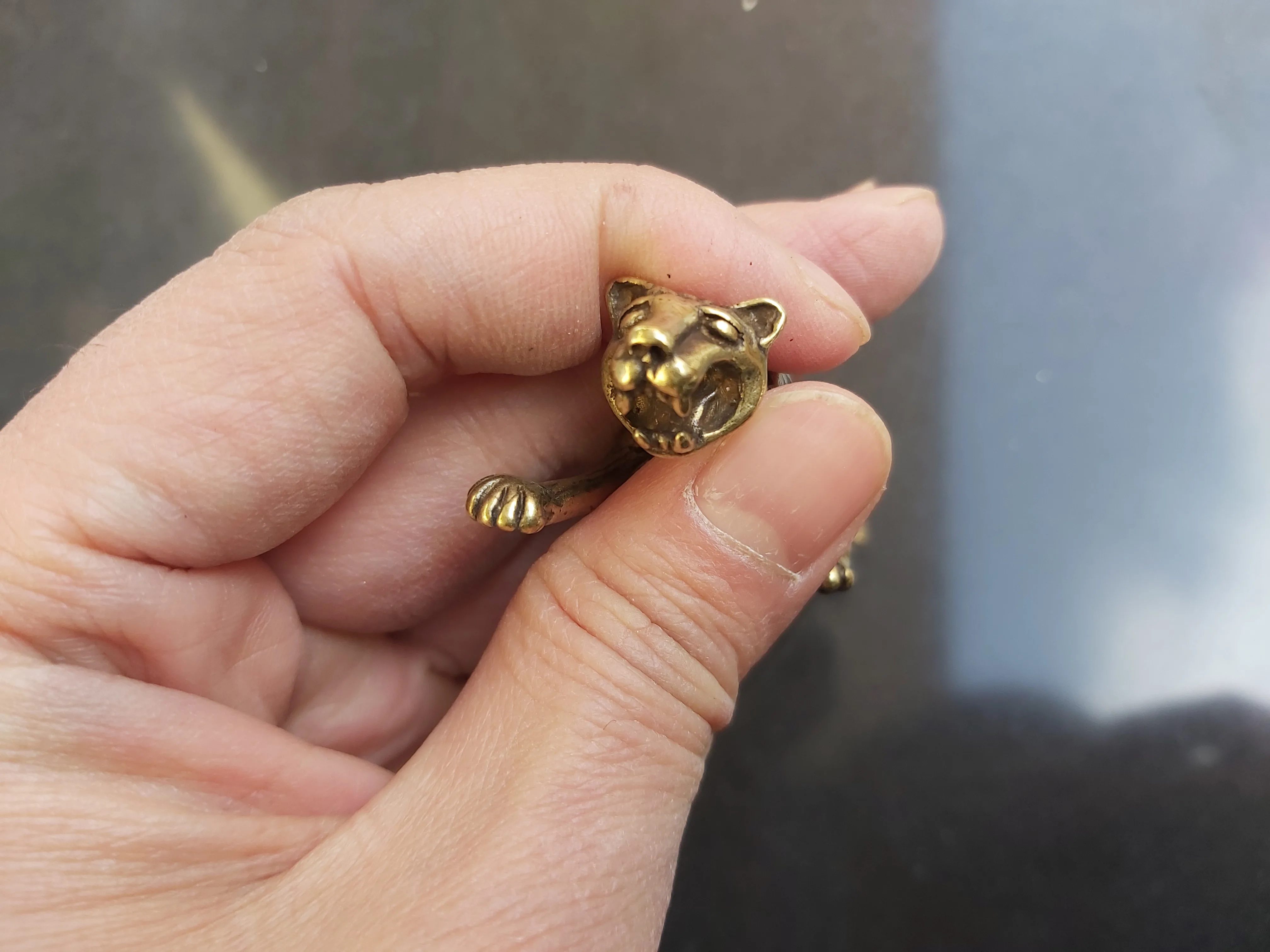 Античная статуя из чистой латуни медное украшение статуэтка религиозного