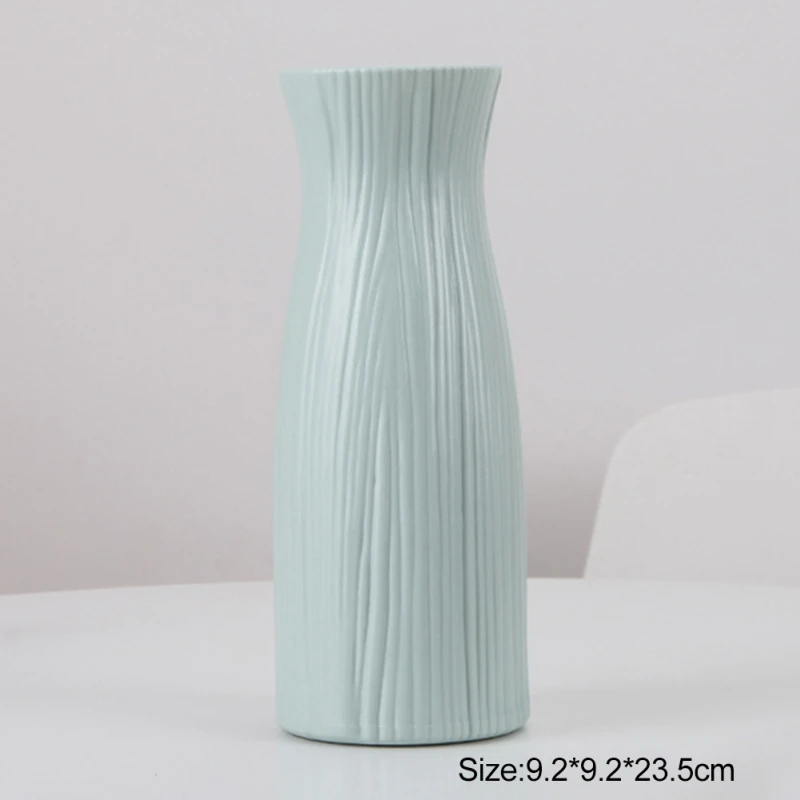 Ваза Современный минималистичный белый розовый серый орнамент ваза для цветов