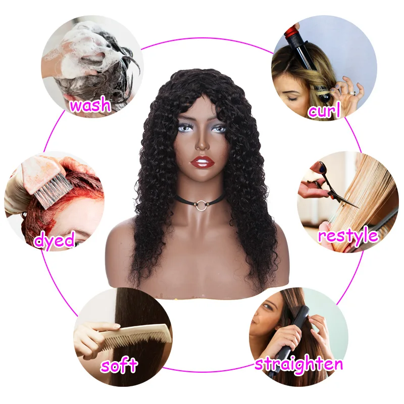 SEGO бразильские человеческие волосы парики волна воды короткие для черных женщин