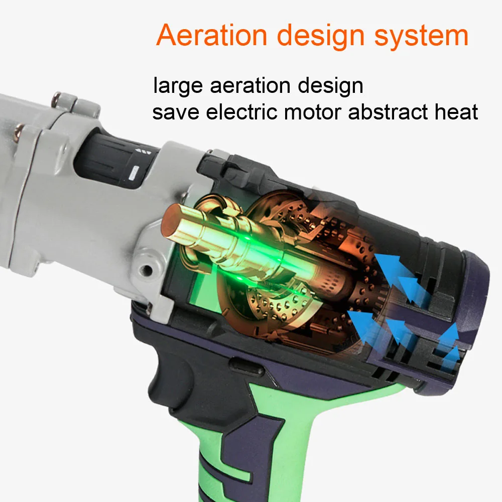 Беспроводной пистолет для ногтей AMYAMY с литиевым аккумулятором 21 в электрический